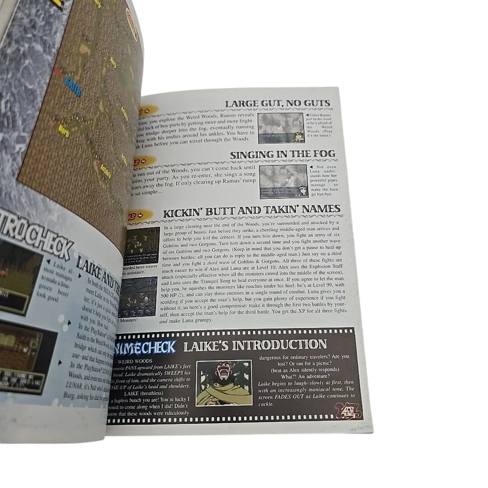 Lunar: Silver Star Story‎ Complete Official Strategy Guide PS1 W/Stickers